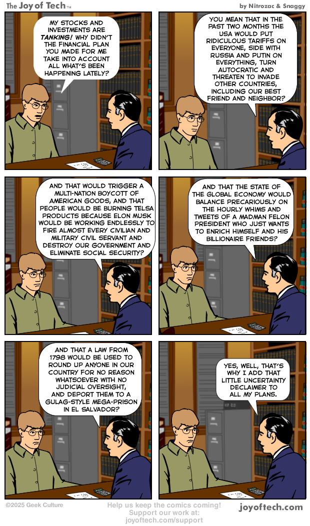 The best laid financial plans...